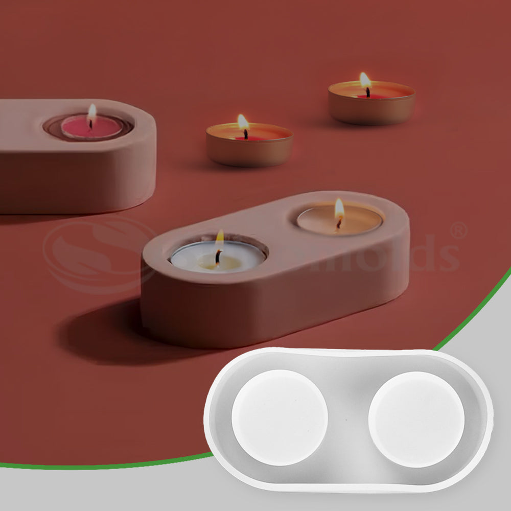 SILICOMOLDS-CAPSULE TEALIGHT 2CVT MOLDS-URP-265-RM